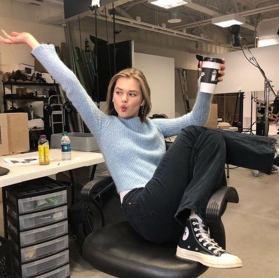 แฟชั่นโทนสีฟ้า