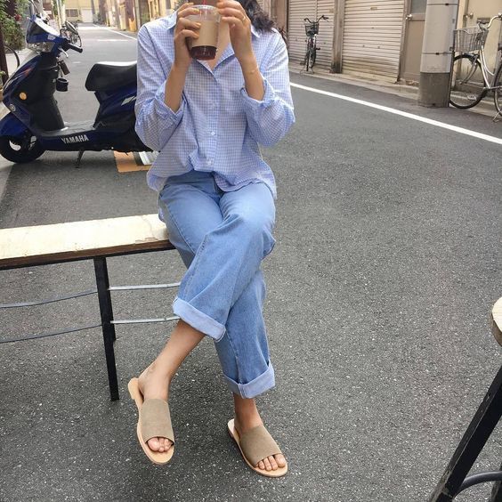 แฟชั่นโทนสีฟ้า