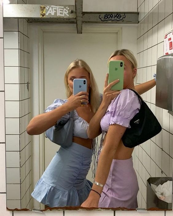 แฟชั่นโทนสีฟ้า