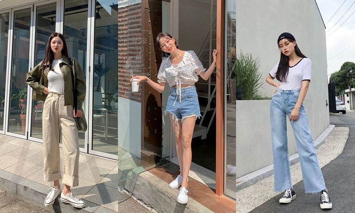 ไอเดียแมทช์รองเท้าผ้าใบ