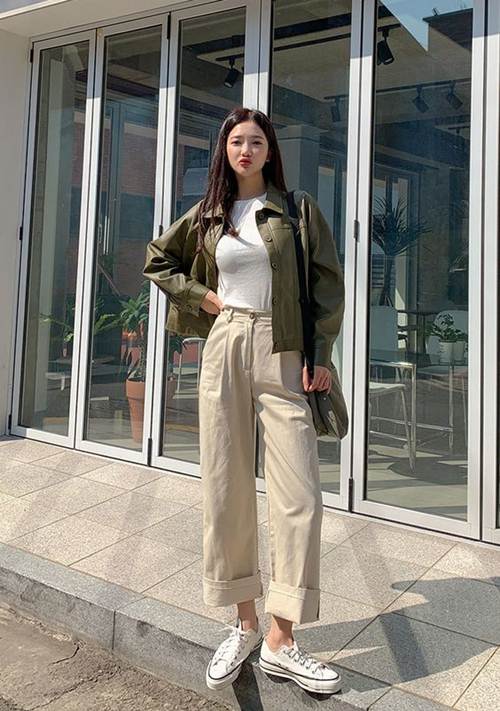 ไอเดียแมทช์รองเท้าผ้าใบ