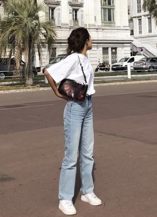 ไอเดียใส่เสื้อยืดโอเวอร์ไซส์