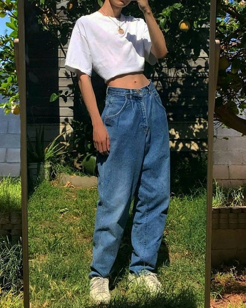 ไอเดียใส่เสื้อยืดโอเวอร์ไซส์