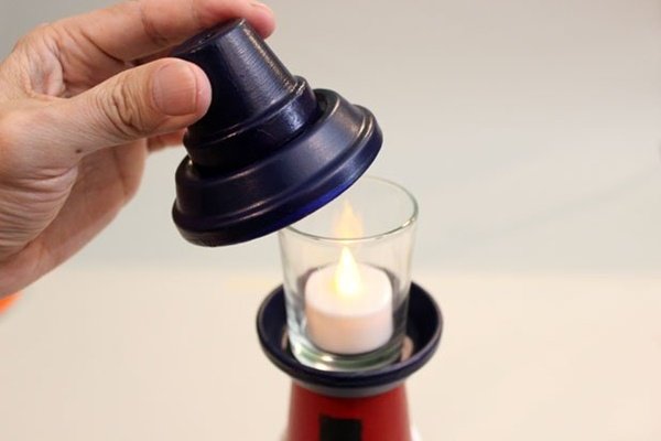 DIY ประภาคารจากกระถางต้นไม้ ของแต่งสวน ทำเองง่ายๆ