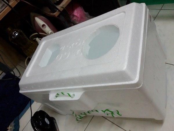 DIY แอร์กล่องมินิ แค่มีกล่องโฟม พัดลม น้ำแข็ง