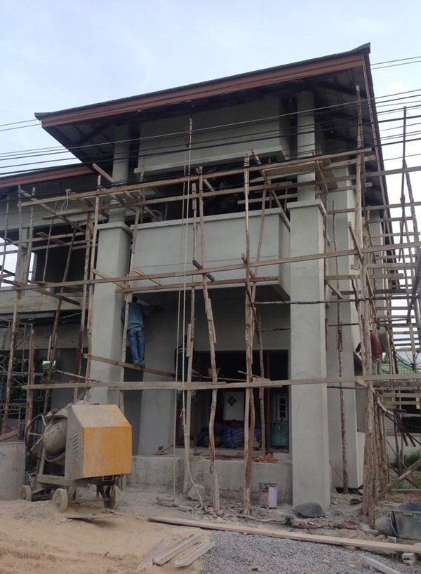 รีวิวสร้างบ้านใหม่ที่บ้านนอกเพื่อเตี่ยและแม่