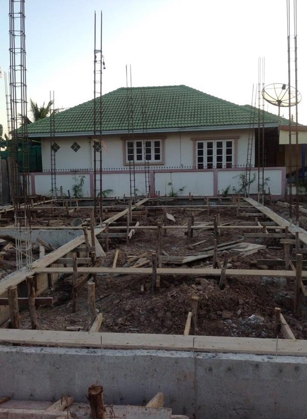 รีวิวสร้างบ้านใหม่ที่บ้านนอกเพื่อเตี่ยและแม่