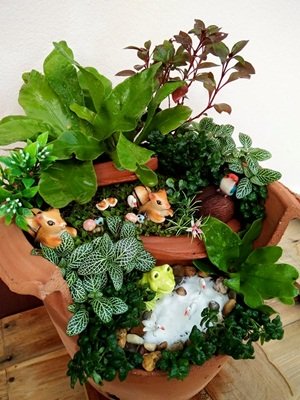 DIY มาทำกระถางต้นไม้ตกแต่งบ้านกันเถอะ