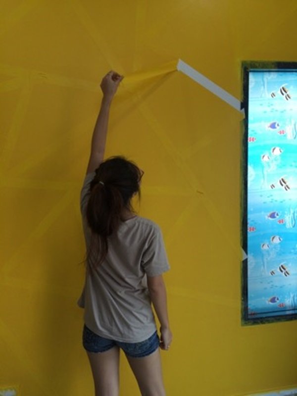 ผนังบ้านเริ่ดๆ ทำเองไม่ง้อช่าง