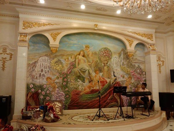 สวยเลอค่า “คฤหาสน์ประเทศลาวมูลค่า 250 ล้าน” กับ “งานเพนท์สไตล์ยุโรป”