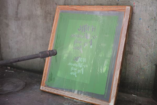 Silkscreen Printing การพิมพ์ ซิงค์ สกรีน