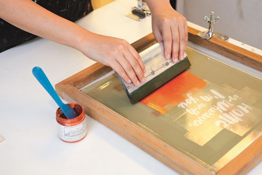 Silkscreen Printing การพิมพ์ ซิงค์ สกรีน