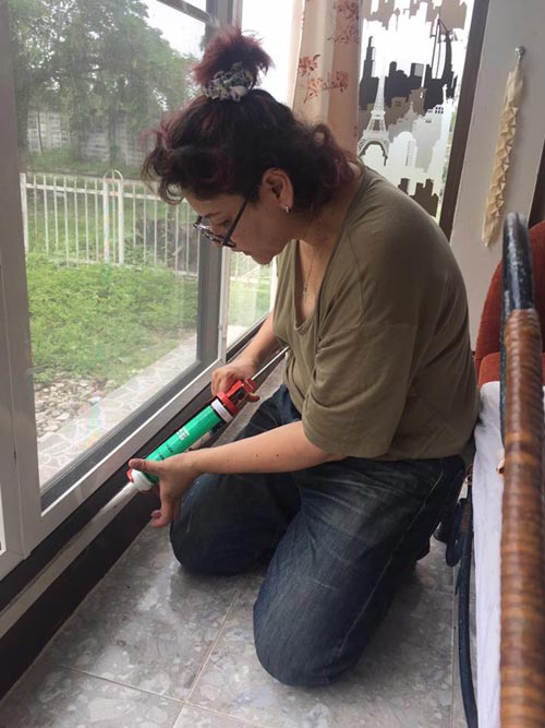 นกน้อยทำรังแต่พอตัวบ้านสุกัญญา มิเกล บ้านแห่งการเริ่มต้น DIY เองทุกจุด