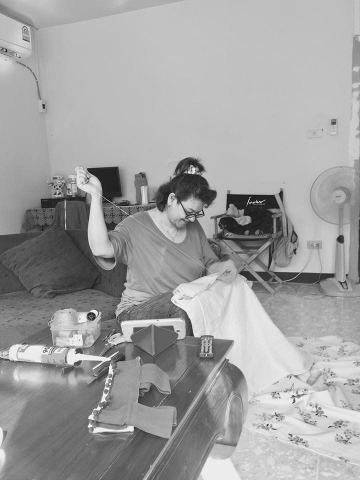 นกน้อยทำรังแต่พอตัวบ้านสุกัญญา มิเกล บ้านแห่งการเริ่มต้น DIY เองทุกจุด