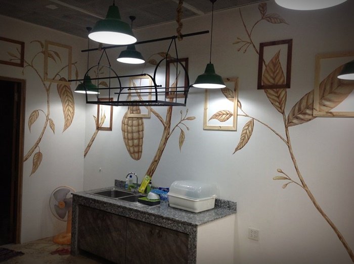 เปลี่ยนผนังบ้านราคา 10 ล้านเป็นผืนผ้าใบ ยกทะเล ทุ่งนาไทย ทุ่งลาเวนเดอร์ มาไว้รวมกัน
