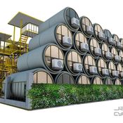 OPod Tube House เปลี่ยนท่อน้ำคอนกรีตเป็นบ้านบนพื้นที่แคบในฮ่องกง