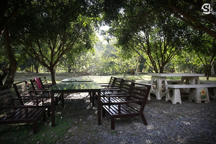 บ้าน 4 ไร่ที่นครนายกของ “เท่ง เถิดเทิง” บ้านไม้เรียบง่ายในสวนผลไม้ มีน้ำตก และไก่ป่า