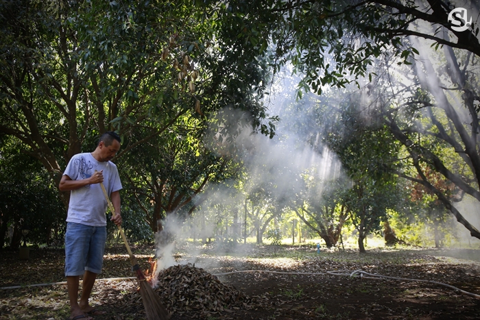 บ้าน 4 ไร่ที่นครนายกของ “เท่ง เถิดเทิง” บ้านไม้เรียบง่ายในสวนผลไม้ มีน้ำตก และไก่ป่า