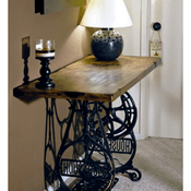 แชร์ไอเดีย DIY 'โต๊ะขาจักร' ดีไซน์สวยสุดคลาสสิค เหมาะสำหรับแต่งบ้านในสไตล์วินเทจ
