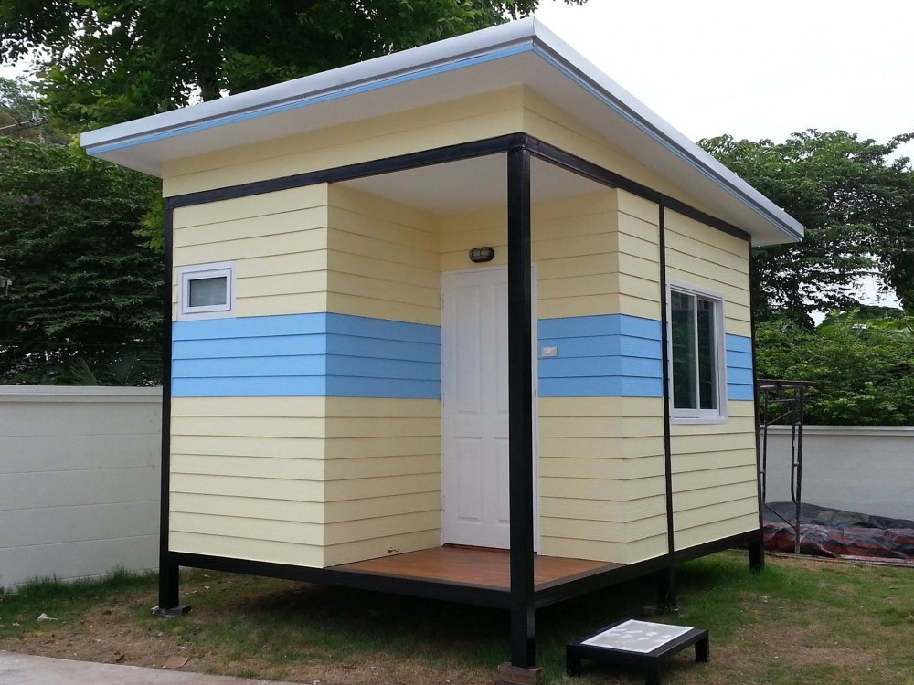 บ้านสำเร็จรูปขนาดเล็ก ดีไซน์ทันสมัย สไตล์โมเดิร์น