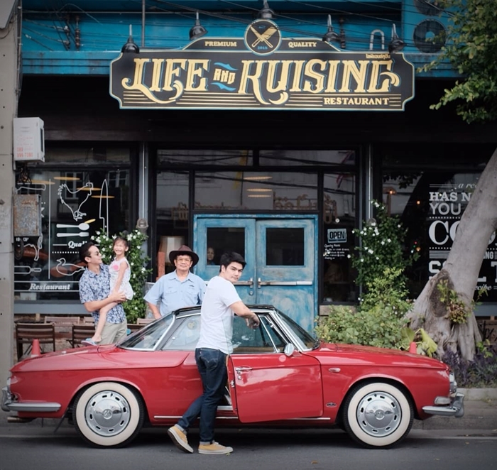 6 คนดังแต่งตึกเก่าเป็น “Life and Kuisine” คาเฟ่อินดัสเทรียล ลอฟท์ ของคนรักรถ
