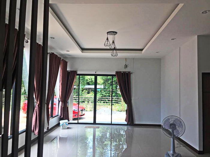 บ้านชั้นเดียวสไตล์โมเดิร์น 2 ห้องนอน 1 ห้องน้ำ ครบครันน่าอยู่ในพื้นที่ขนาดกะทัดรัด