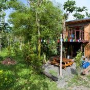 บ้านสวนสองชั้น ออกแบบโมเดิร์นเคบิน ตกแต่งด้วยไม้ทั้งหลัง ภายในตกแต่งเรียบง่าย โดนใจคนไทย