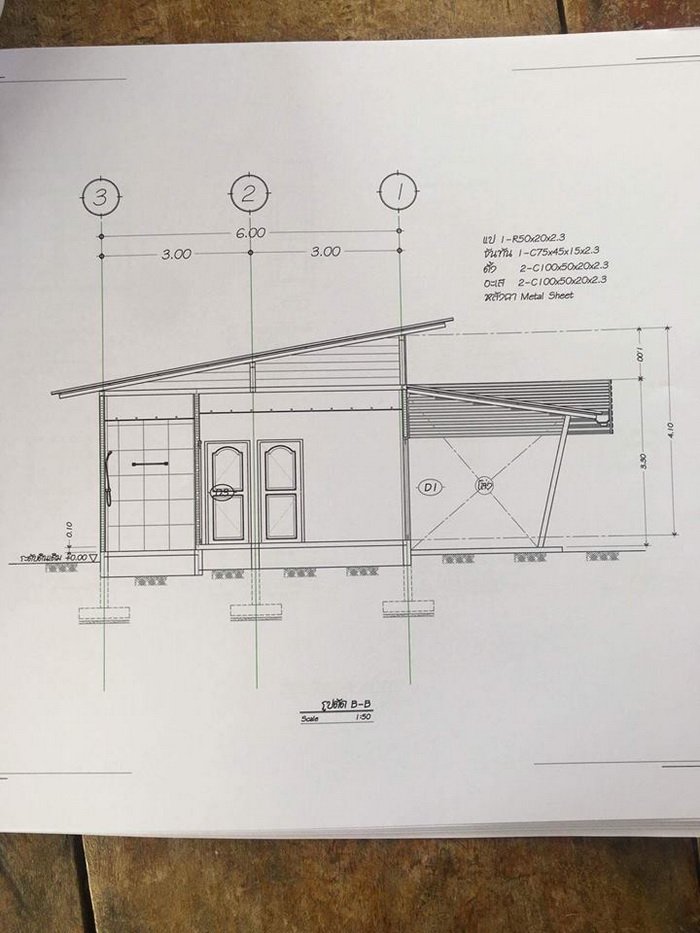 บ้านโมเดิร์นลอฟท์เพิงหมาแหงน ขนาดกะทัดรัด พร้อมระเบียงหน้าบ้าน เหมาะกับครอบครัวขนาดเล็ก