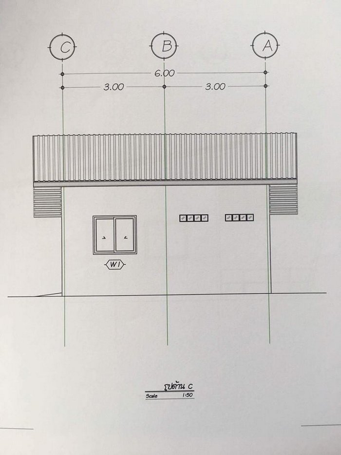 บ้านโมเดิร์นลอฟท์เพิงหมาแหงน ขนาดกะทัดรัด พร้อมระเบียงหน้าบ้าน เหมาะกับครอบครัวขนาดเล็ก