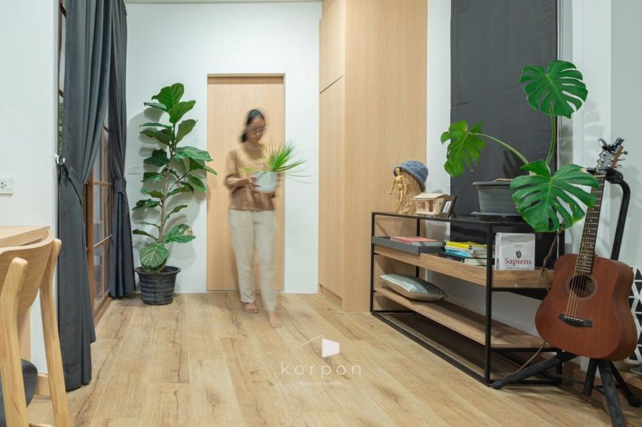 บ้านสำเร็จรูปสไตล์มินิมอล 1 ห้องนอน 1 ห้องน้ำ พื้นที่ใช้สอย 24 ตารางเมตร