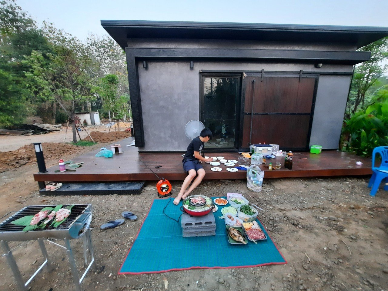 รีวิว “สร้างบ้านสวนน็อคดาวน์” ที่พักเล็ก ๆ ส่วนตัวหนีภัยโควิด