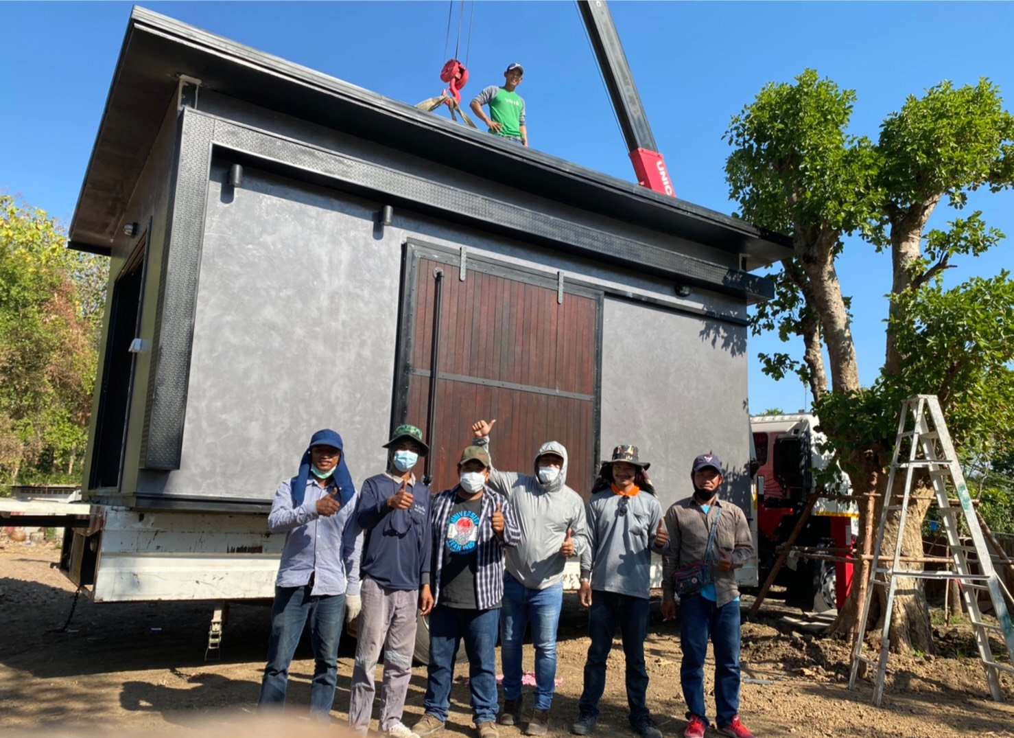 รีวิว “สร้างบ้านสวนน็อคดาวน์” ที่พักเล็ก ๆ ส่วนตัวหนีภัยโควิด
