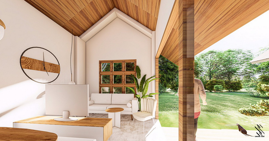 แบบบ้านสไตล์ญี่ปุ่น ดีไซน์รูปตัวยู U-Shape House พร้อมจัดสวนญี่ปุ่นไว้กลางบ้าน