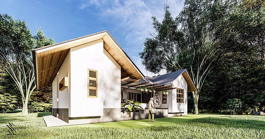 แบบบ้านสไตล์ญี่ปุ่น ดีไซน์รูปตัวยู U-Shape House พร้อมจัดสวนญี่ปุ่นไว้กลางบ้าน