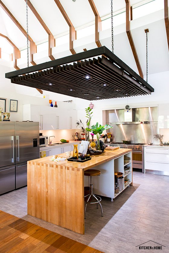 10 แบบห้องครัวสวยๆ ในบ้านพักตากอากาศ