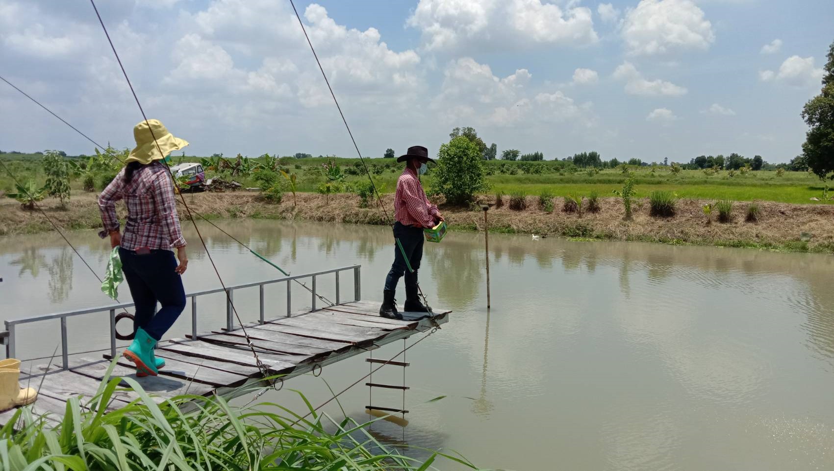 ทหารเรือเปลี่ยนพื้นที่หลังบ้าน 2 ไร่ ปลูกผักสวนครัว เปิดเพลงเลี้ยงไก่ นำผลผลิตแบ่งเพื่อนบ้านสู้โควิด