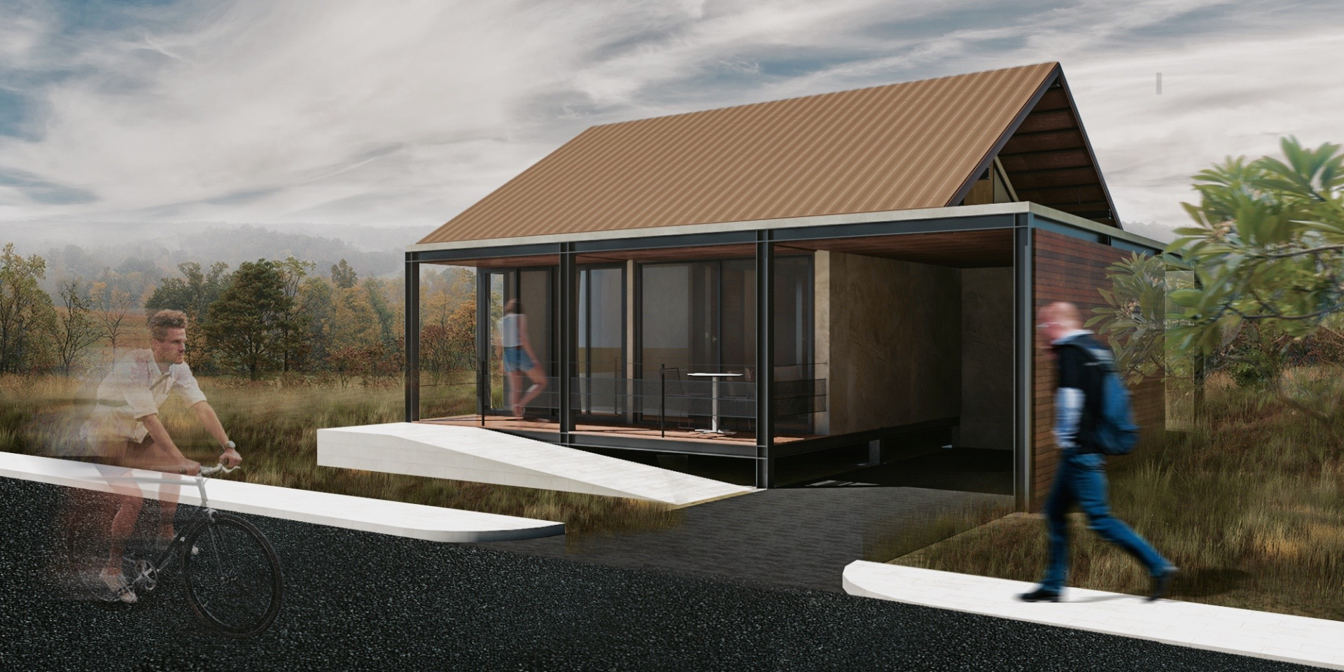 แบบบ้านแจกฟรี จาก ธอส แบบบ้านรักษ์โลกราคาไม่เกิน 2 ล้าน