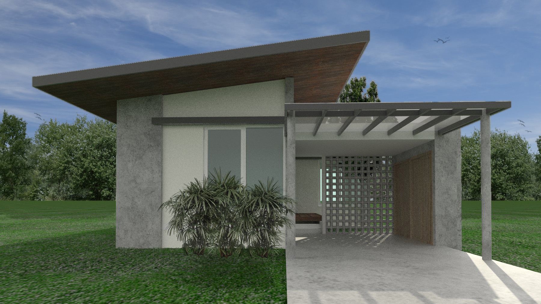 แบบบ้านแจกฟรี จาก ธอส แบบบ้านรักษ์โลกราคาไม่เกิน 2 ล้าน