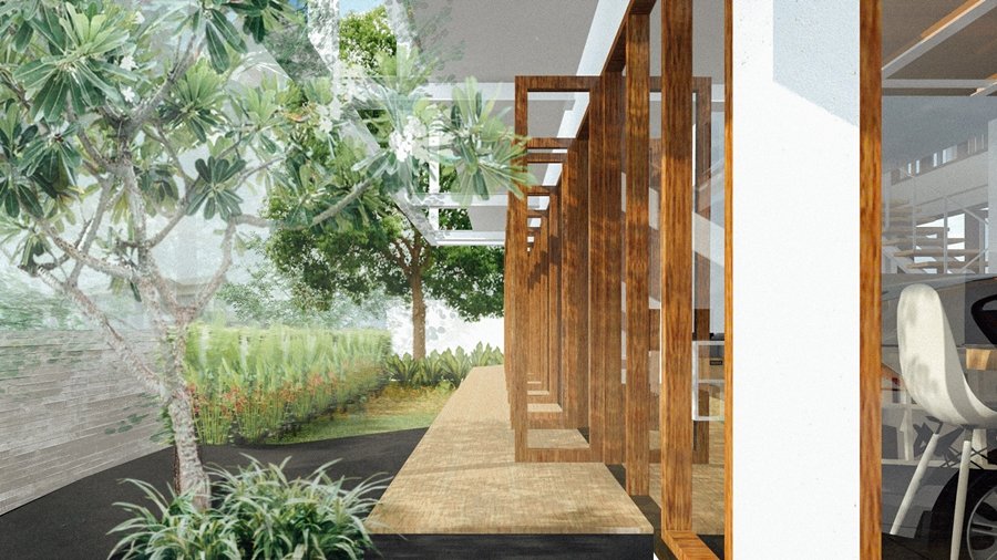 แบบบ้านแจกฟรี จาก ธอส แบบบ้านรักษ์โลกราคาไม่เกิน 2 ล้าน