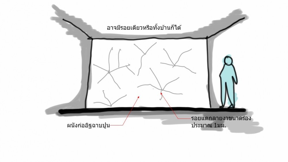 รอยร้าวของผนัง สัญญาณอันตรายหรือแค่เรื่องธรรมชาติ