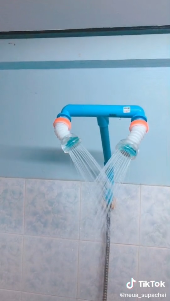 ชมไอเดีย “DIY ฝักบัวงบ 100 บาท” มิติใหม่ของการอาบน้ำอย่างสนุกสนาน