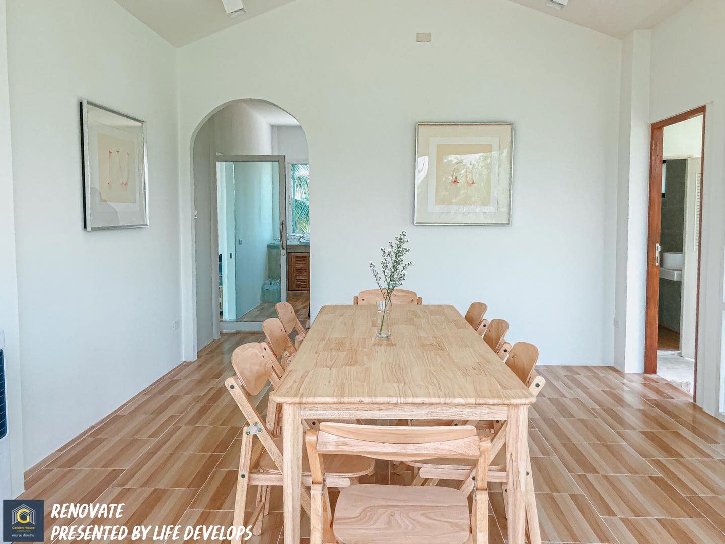 พาชม ผลงานการรีโนเวท “บ้านกลางทุ่งนา” พร้อมบรรยากาศตกแต่งภายในแบบมินิมอล