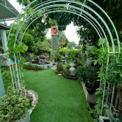 ชมไอเดีย “จัดสวนเล็ก ๆ ข้างบ้าน” รื้อเอง จัดเองเป็นมุมพักผ่อนสุดชิลของบ้าน