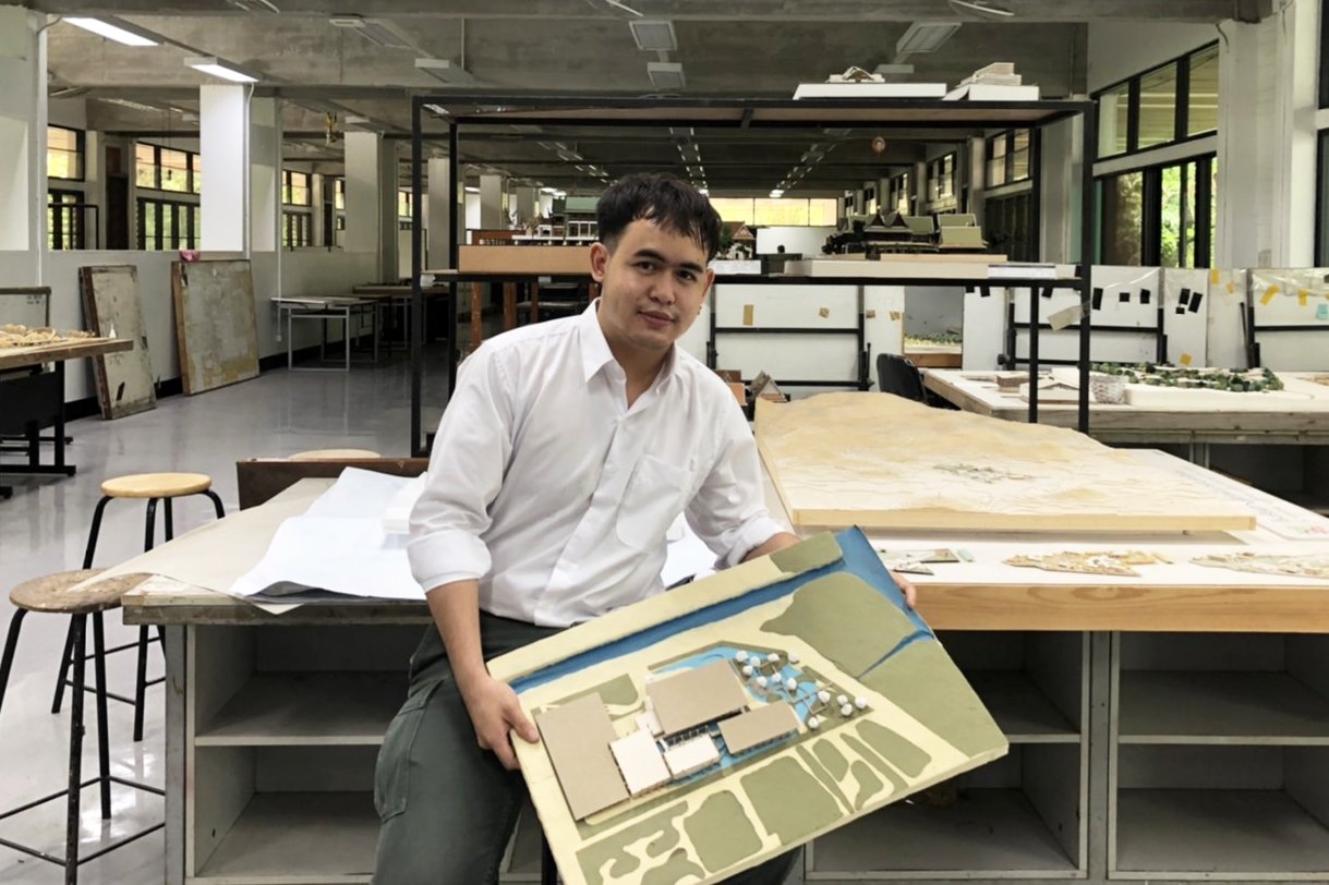 สุดต๊าช จุดพักสายตรวจจากขยะพลาสติก แลนด์มาร์คเมืองพัทยา ฝีมือเด็กสถาปัตย์ ลาดกระบัง