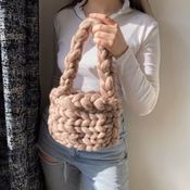 Chunky Knit Bag