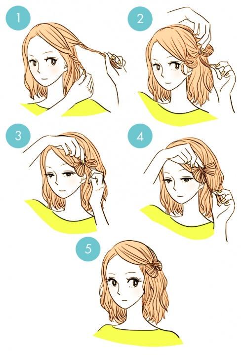 เซ็ตผมแบบน่ารักใสๆ สไตล์สาวผมสั้น